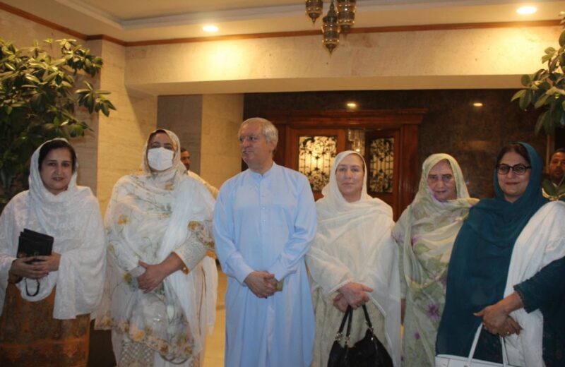 PPP Women MPAs Meet Dr Arbab Alamgir Khan at Arbab House Peshawar