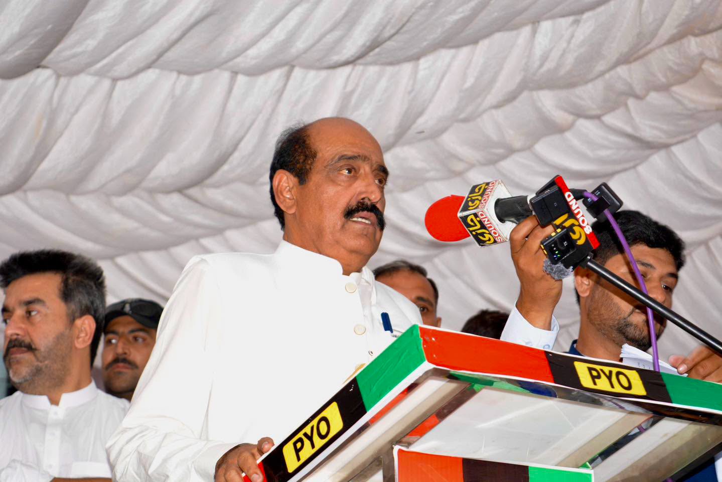 PPP KP President Syed Muhammad Ali Shah Bacha, Governor Faisal Karim Kundi Address Grand Youth & Workers Convention in Abbottabad