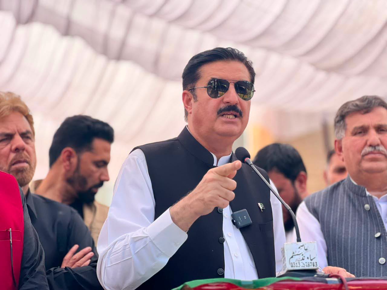PPP KP President Syed Muhammad Ali Shah Bacha, Governor Faisal Karim Kundi Honored at Reception in Mansehra