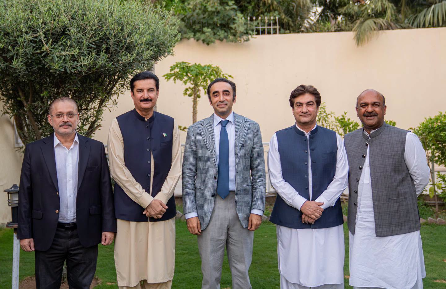Bilawal Bhutto Zardari Meets PPP KP President Syed Muhammad Ali Shah Bacha and Governor Faisal Karim Kundi
